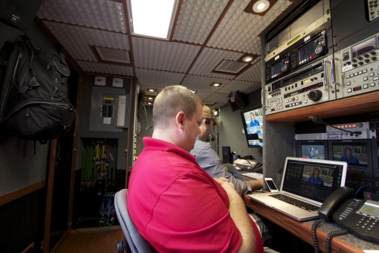 Kaufman Uplinks Satellite Media Tour From Benton Ks